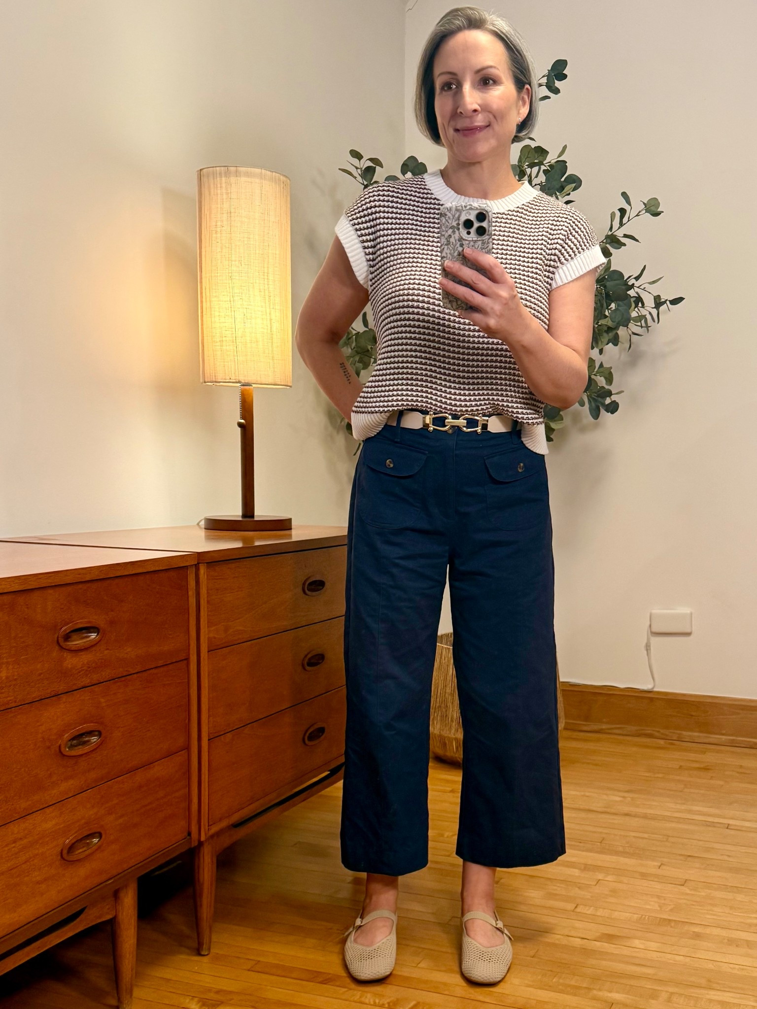 Cute chino sailor pants with a simple warm weather sweater! (ad)

#LTKOver40 #LTKootd #LTKPetite