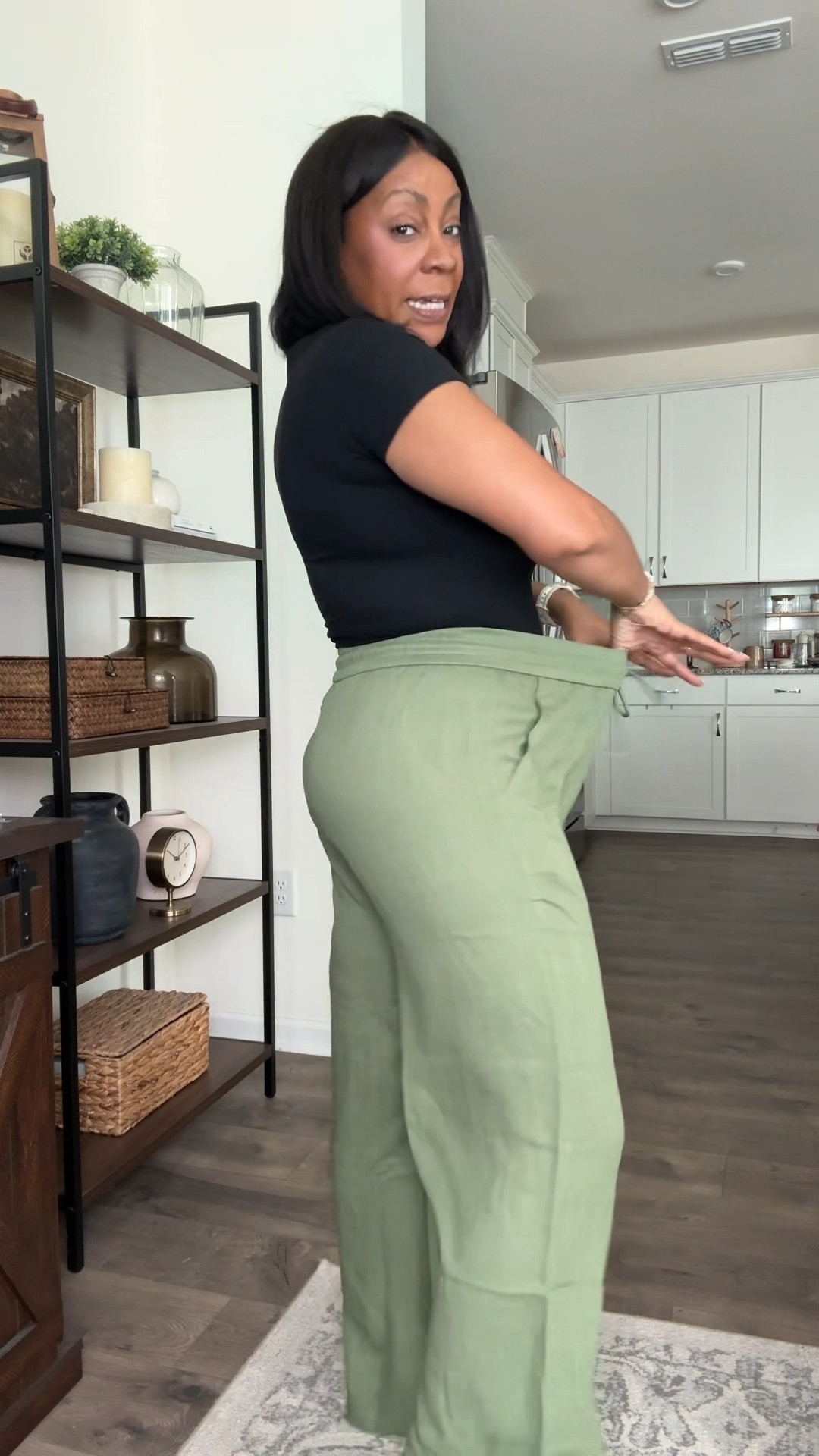 Super stretchy and comfortable for summer. Linen-style pants from Halara 

#LTKootd #LTKMidsize