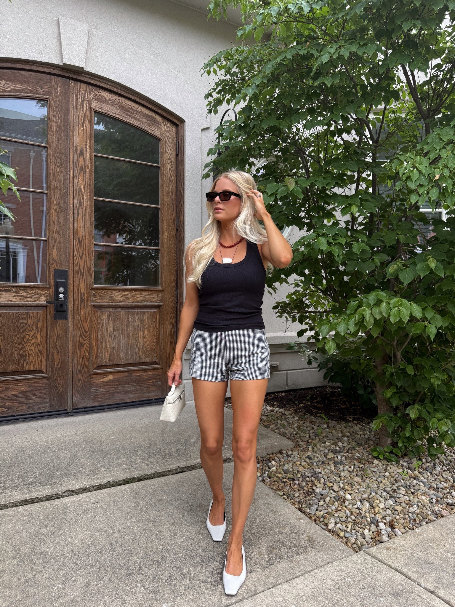 Use code AFKATHLEEN for 15% off: Wearing a small in the tank and 26 in shorts, shoes run tts! Use kathleen15 for heaven mayhem! #kathleenpost Chic style, trendy fashion, abercrombie haul, abercrombie finds, summer outfit ideas