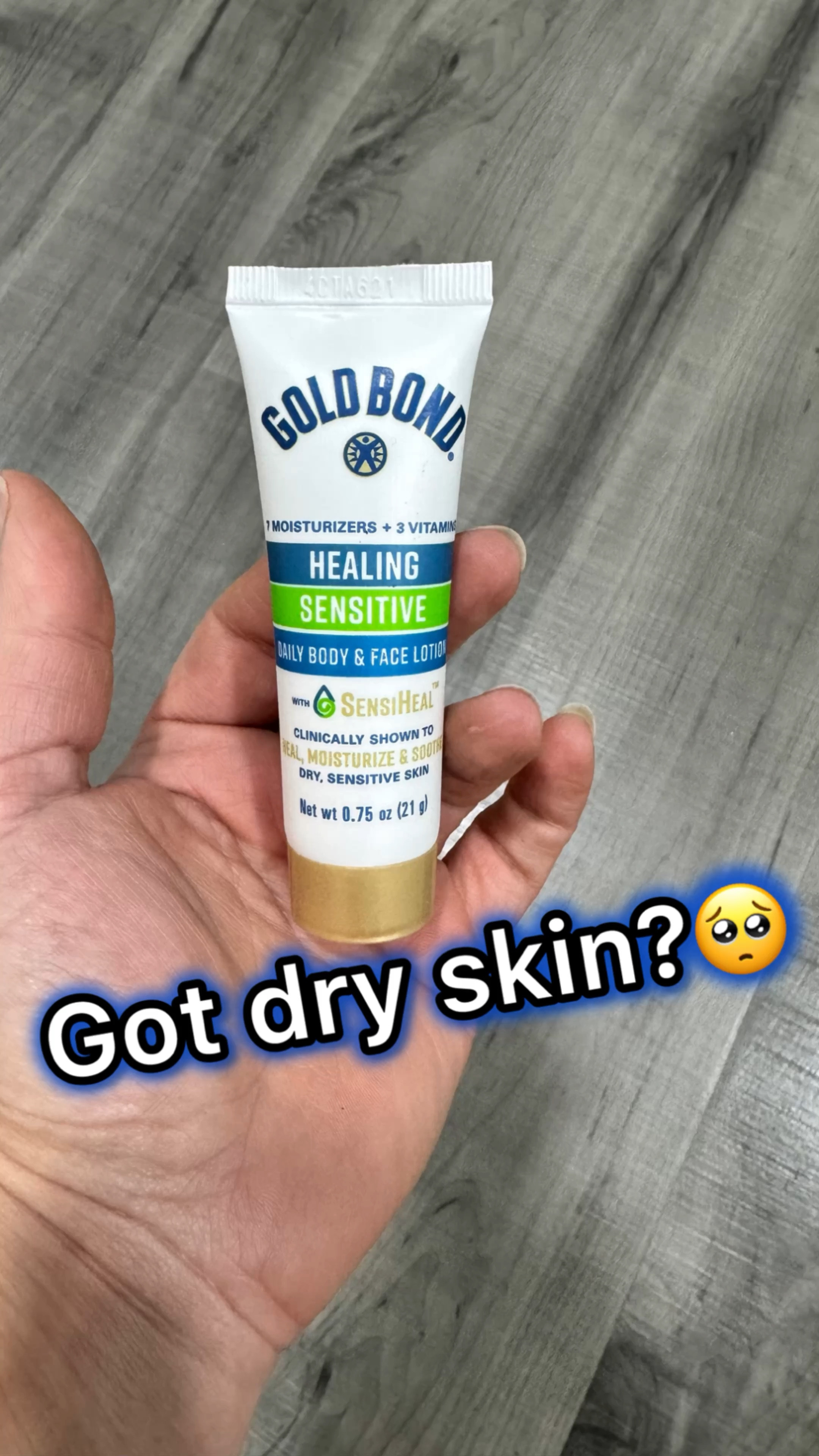 Got dry skin? 

Gold Bond healing sensitive lotion is clinically shown to heal, moisturize, and soothe.

Is hypoallergenic and contains seven moisturizers and three vitamins making a great choice for those with sensitive skin!

It’s all the rage on TikTok!

AND the best part is that it is under $13 for 21 ounces @Walmart!! 

#hypoallergenic #dryskin #selfcare #walmartfinds #walmart #winter #LTKFindsUnder20



#LTKBeauty #LTKFindsUnder50
