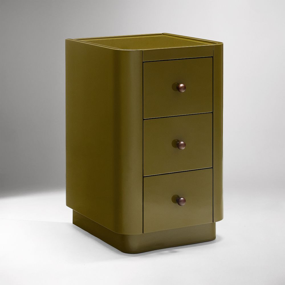 Pierce & Ward Lacquered Nightstand (16") | West Elm (US)
