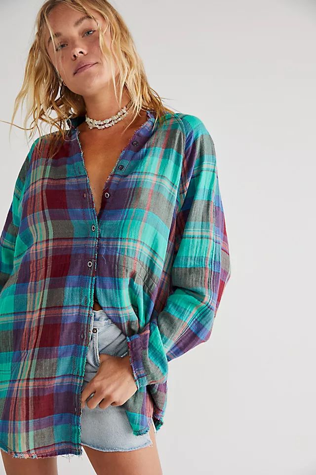 Summer Daydream Spring Plaid Top | Free People (Global - UK&FR Excluded)