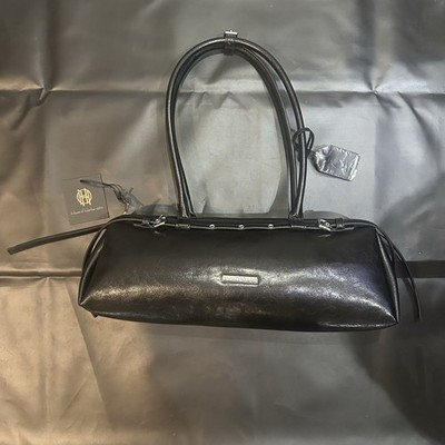 House of Harlow 1960 Black Leather Bag Lining Polyester Outer Polyurethane | eBay US