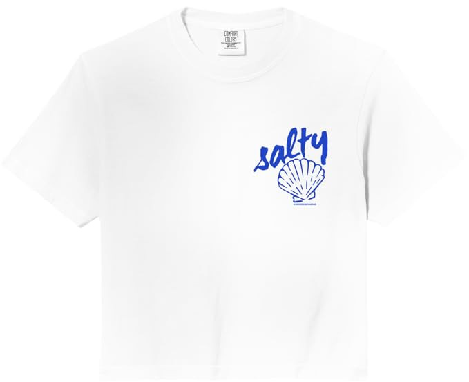 Salty Summer Comfort Colors Crop Top | Amazon (US)