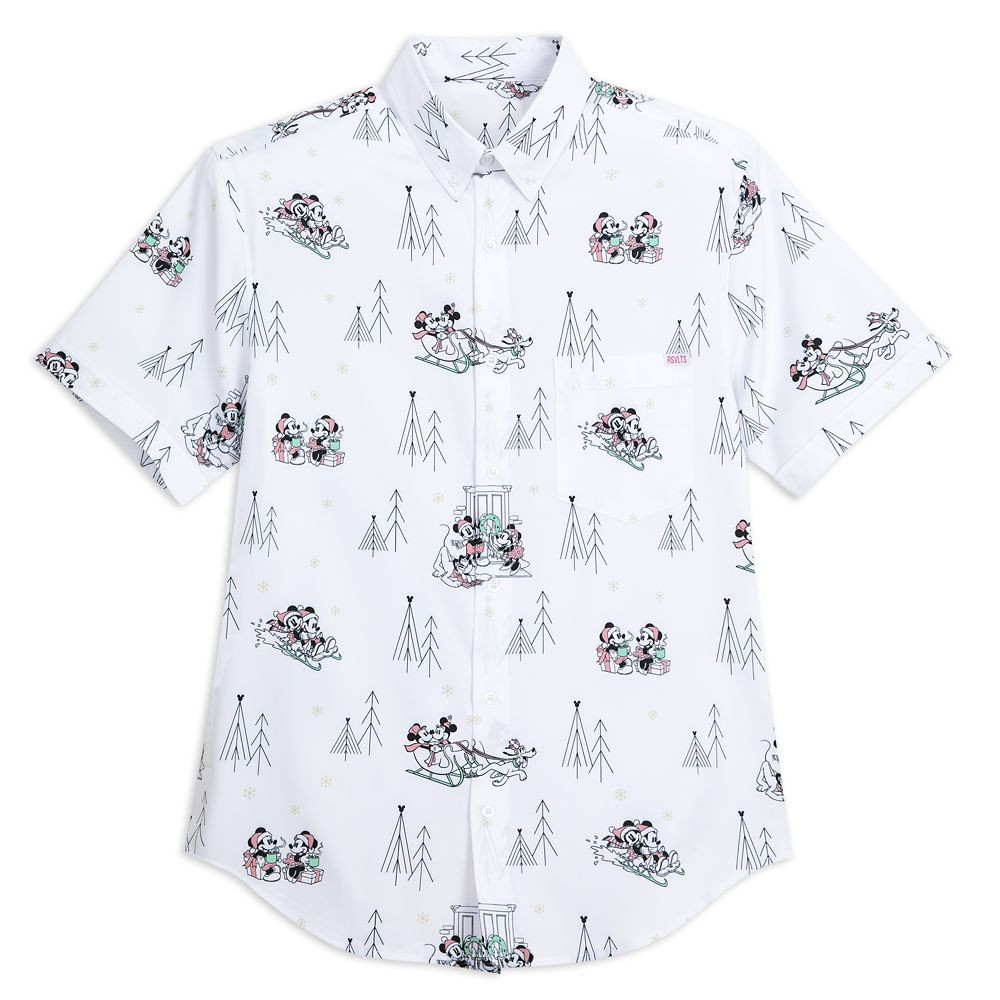 Mickey Mouse and Friends Holiday ''Disney Wonderland'' Woven Shirt for Men by RSVLTS | Disney Sto... | Disney Store