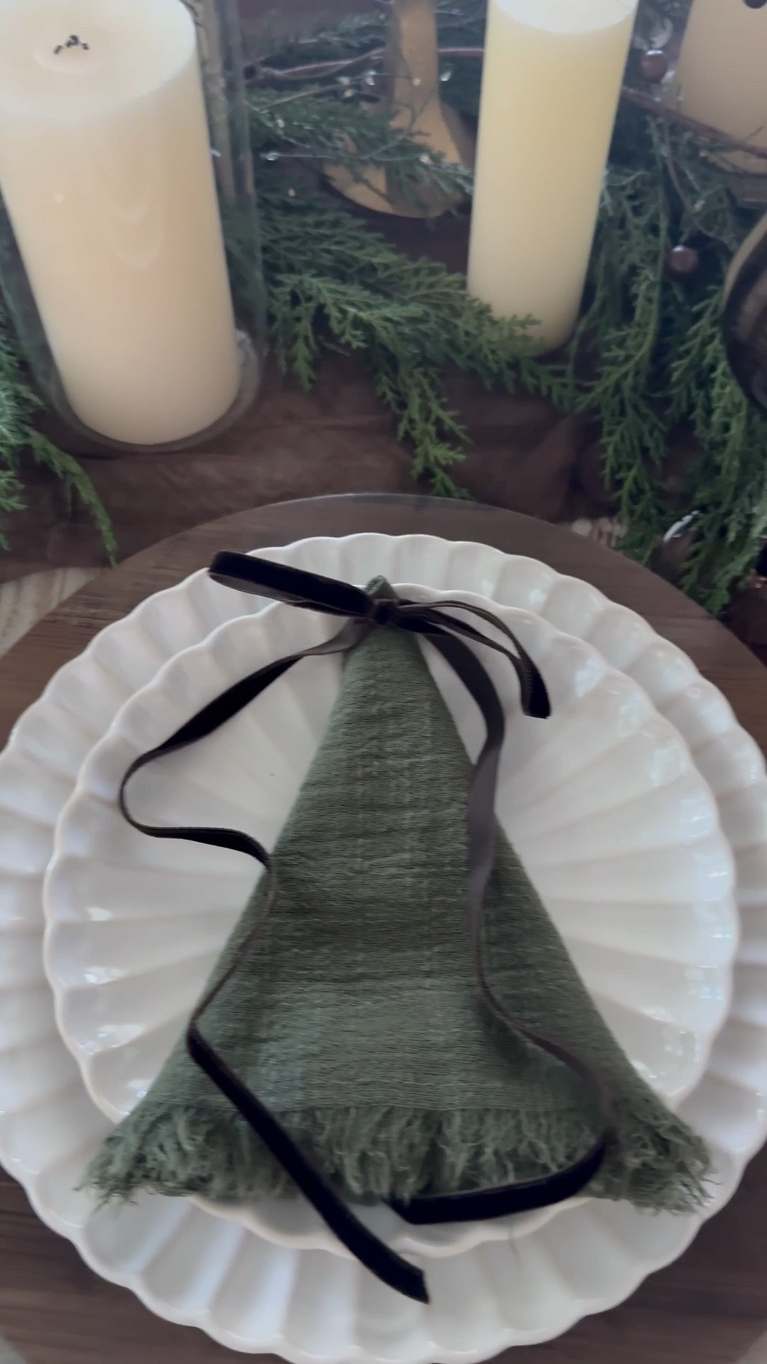 Christmas Tablescape
Runner, wood look chargers, dinnerware, flatware, stemware, glass hurricanes, candles, napkins, ribbon, fairy lights, votives, transitional home, modern decor, amazon find, amazon home, target home decor, mcgee and co, studio mcgee, amazon must have, pottery barn, Walmart finds, affordable decor, home styling, budget friendly, accessories, neutral decor, home finds, new arrival, coming soon, sale alert, high end look for less, Amazon favorites, Target finds, cozy, modern, earthy, transitional, luxe, romantic, home decor, #amazonhome #walmart

#LTKHome #LTKGiftGuide #LTKHoliday