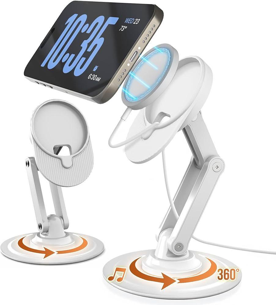 Cooper 360 MagBase, Stand for Apple MagSafe Charger (Not Included) MagSafe Charger Stand for iPho... | Amazon (US)