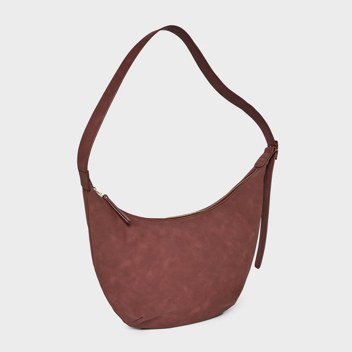Slouchy Crescent Sling Handbag - Universal Thread™ Brown | Target