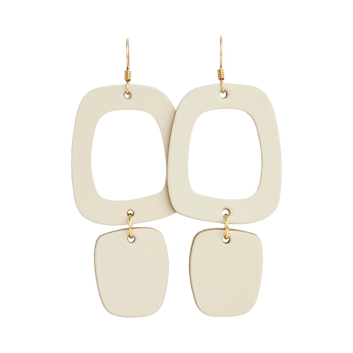 Ecru Maras | Nickel and Suede