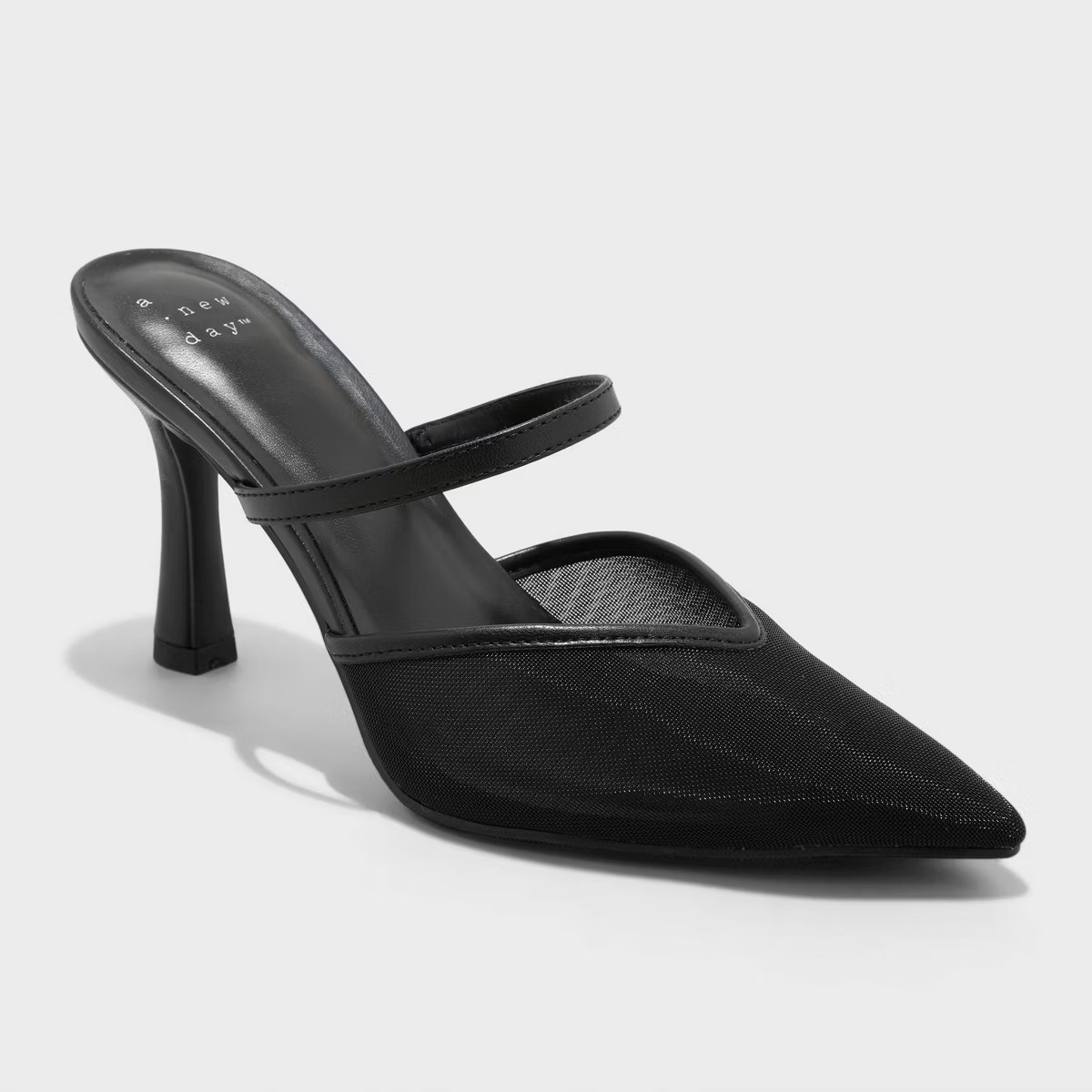 Women's Sonia Mesh Mule Heels with Memory Foam Insole - A New Day™ | Target