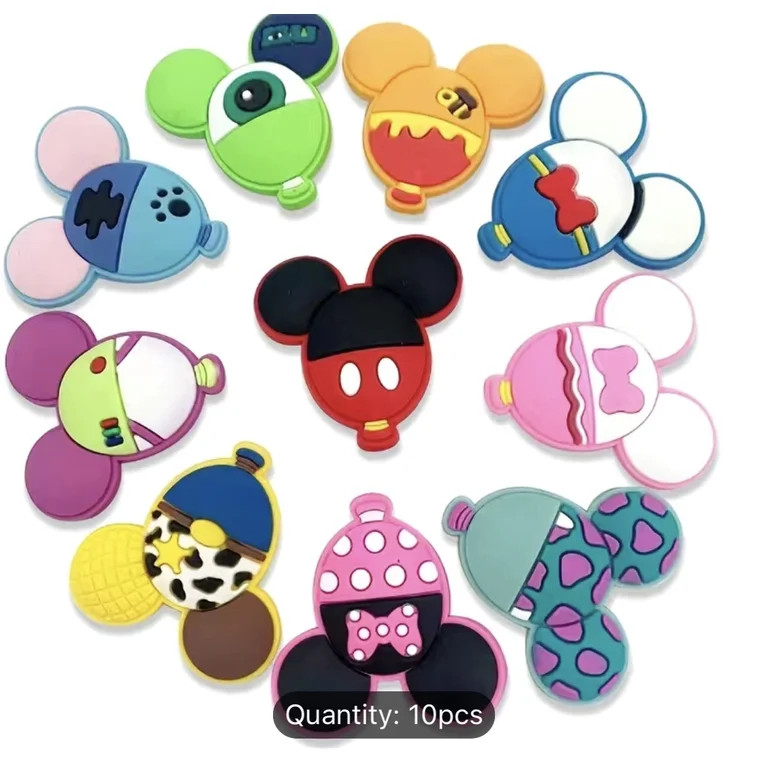 10 Piece Balloon Disney Croc Charms. Unisex, Toy Story, Minnie, Mickey, Monsters Inc. | Walmart (US)