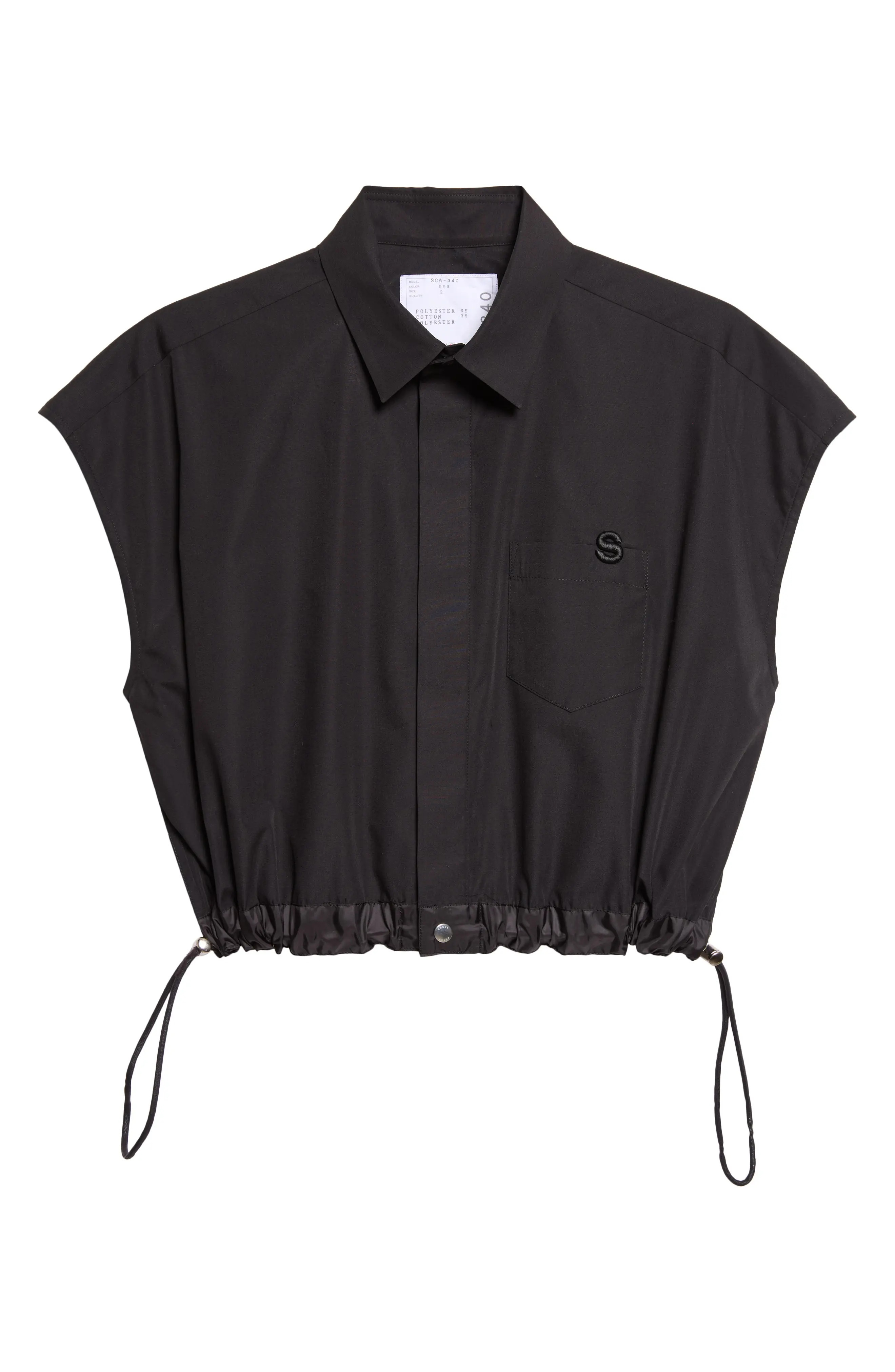 Crop Poplin Shirt (Women) | Nordstrom | Nordstrom