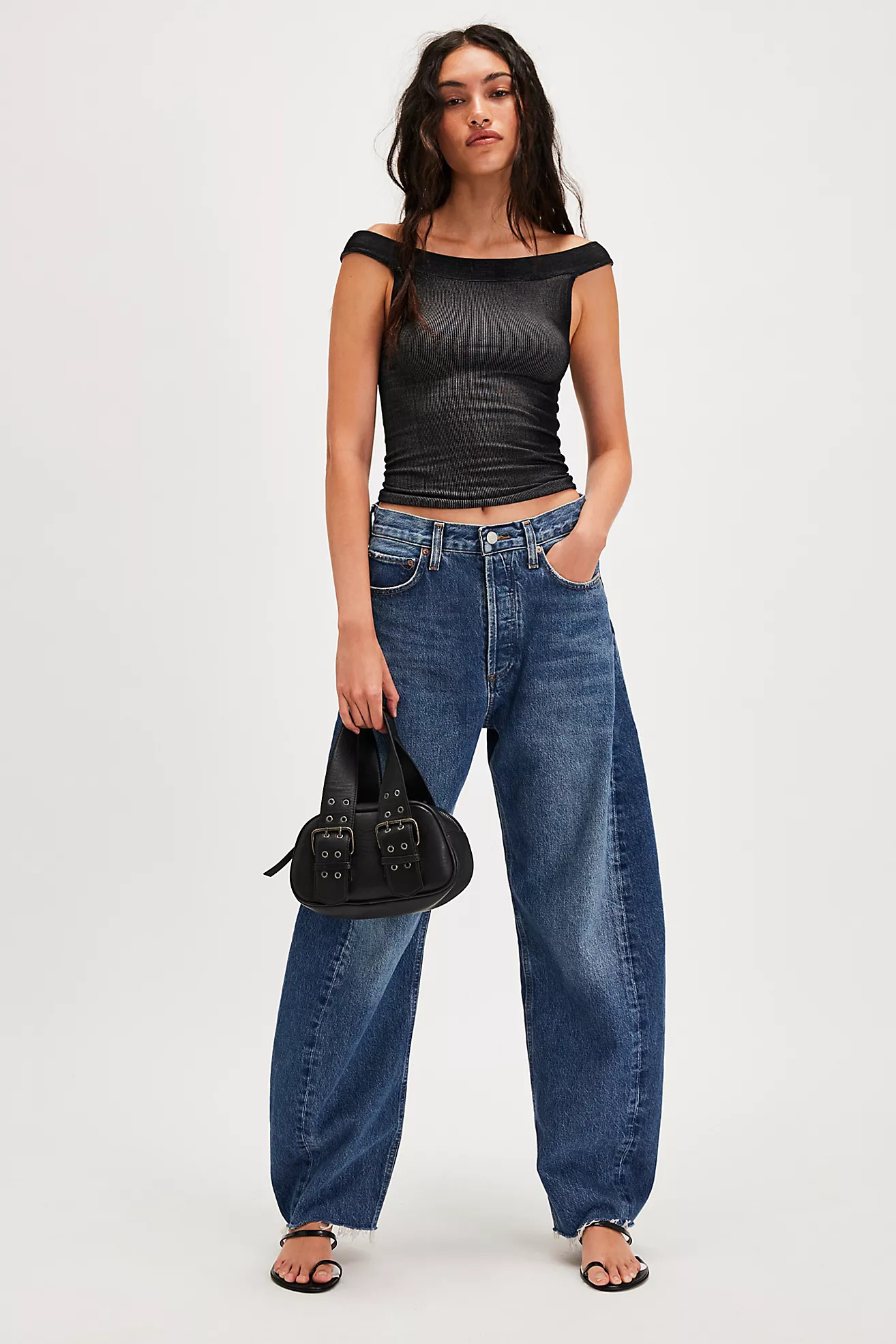 AGOLDE Luna Pieced Jeans | Free People (Global - UK&FR Excluded)