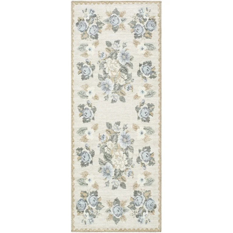 My Texas House Back to Campus Sage 2'7" x 7' Washable Runner Rug | Walmart (US)
