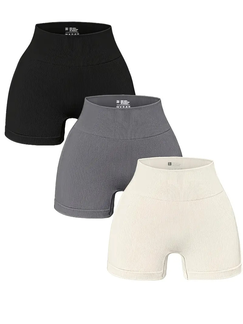 3 Piece For Women Yoga Shorts Workout Athletic Seamless High Wasit Gym Leggings - Sports & Outdoo... | Temu Affiliate Program