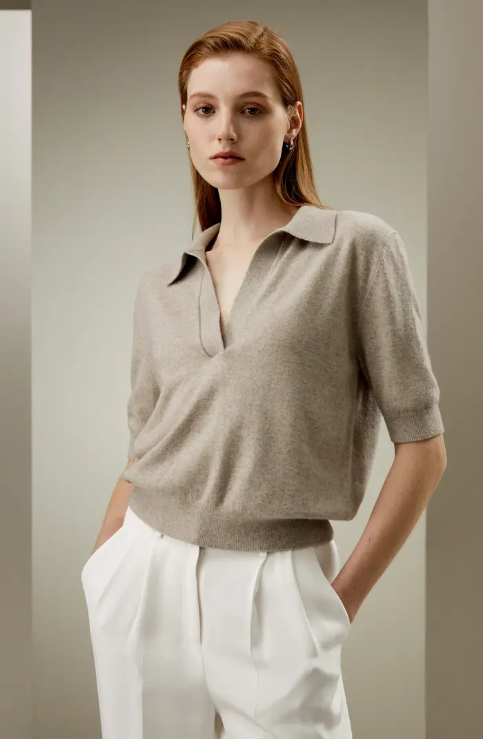 Cashmere Polo Sweater | Nordstrom