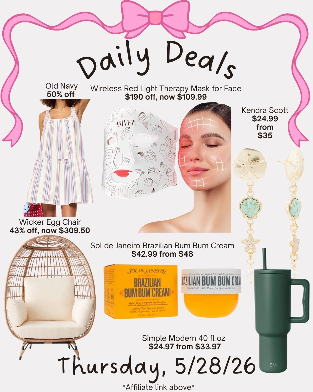 Daily deals

#LTKSeasonal #LTKSaleAlert #LTKBeauty