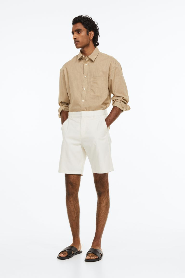 Relaxed Fit Cotton Chino Shorts | H&M (US + CA)