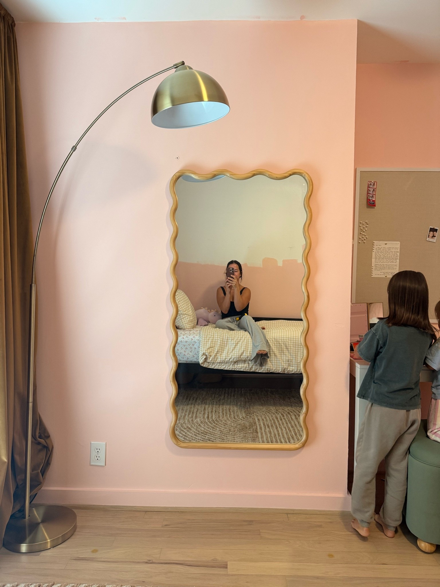 Mirror is officially hung!

#LTKHome #LTKKids