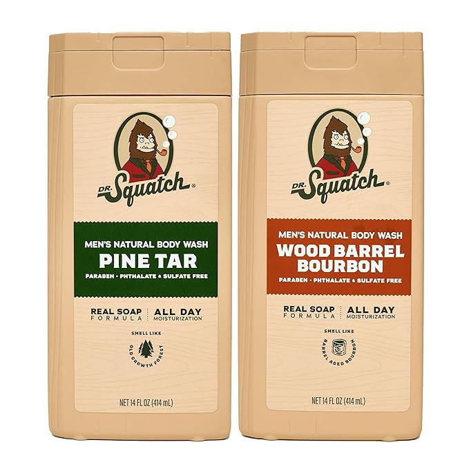 Dr. Squatch NEW Body Wash for Men with Nourishing, Natural Ingredients | No Paraben, Phthalate, S... | Amazon (US)