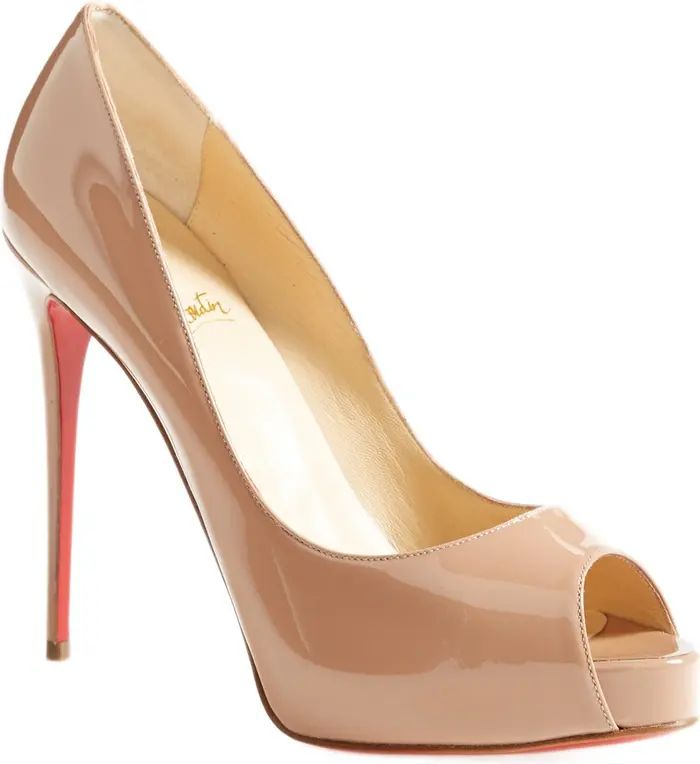 Christian Louboutin Privé Open Toe Pump | Nordstrom | Nordstrom