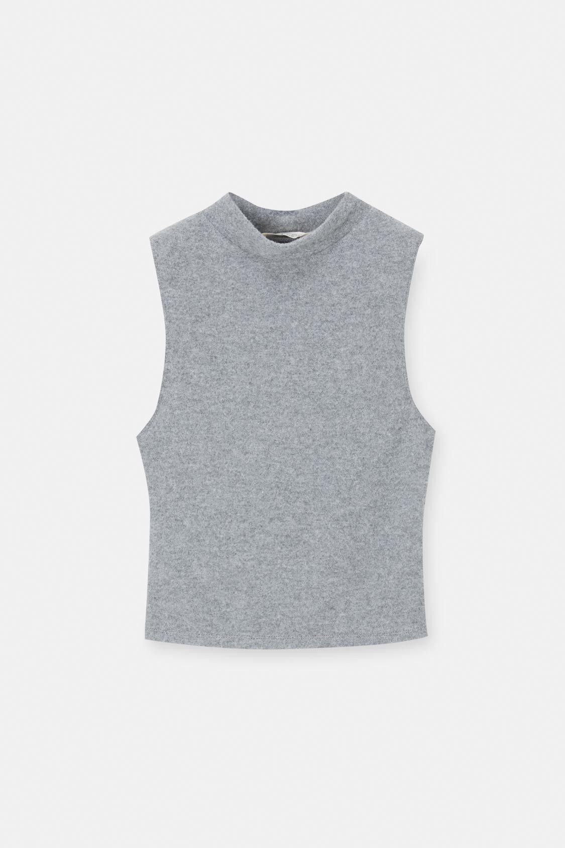 Zacht gebreide haltertop | PULL and BEAR NL
