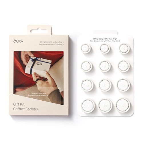 Oura Ring 4 Gifting Sizing Kit - Unique Sizing - Give The Gift of Health | Amazon (US)