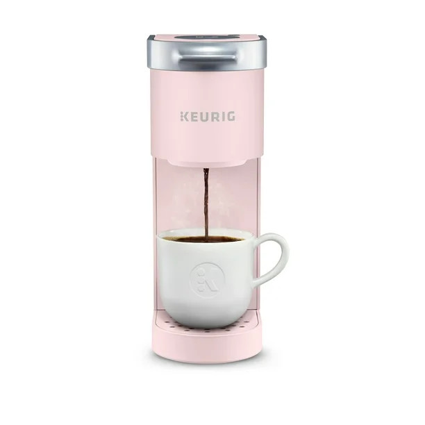 Keurig K-Mini Single Serve K-Cup Pod Coffee Maker, Dusty Rose | Walmart (US)