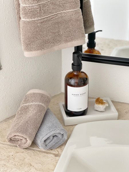 H O M E \ bathroom amber soap bottles and tray set!

Amazon home decor
Kitchen 

#LTKhome #LTKunder50
