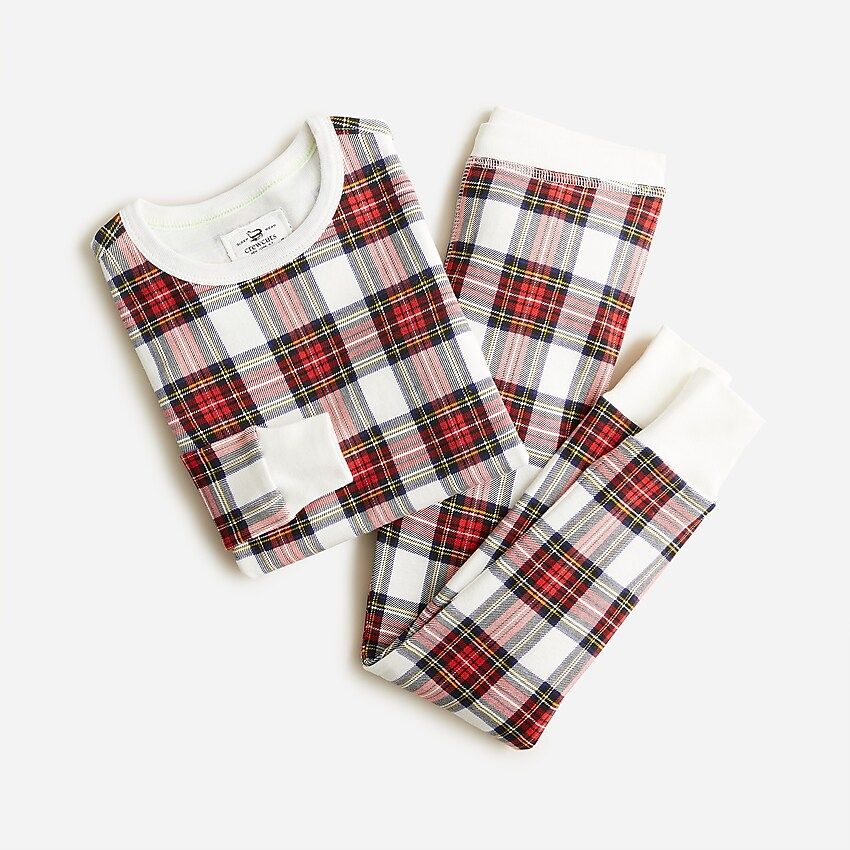 Girls' long-sleeve pajama set | J.Crew US