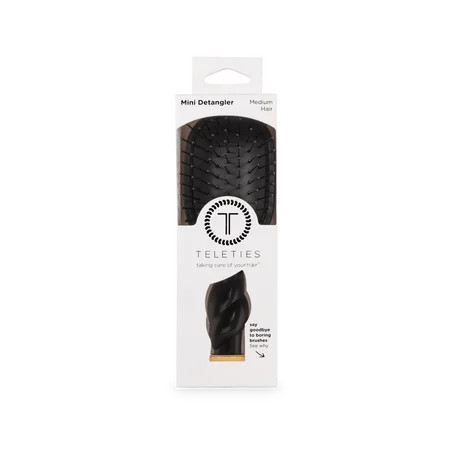 Teleties Detangler Mini Hair Brush, Black | Walmart (US)