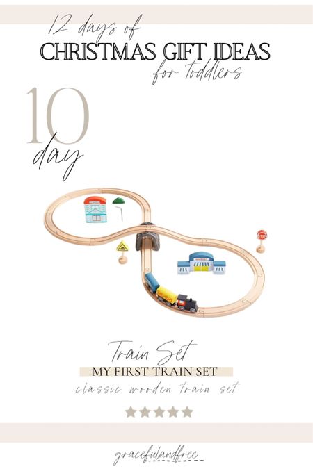 Toddler Gift Guide - ideas for little ones for Christmas! Classic wooden train set! My first train set! 

#LTKkids #LTKHoliday #LTKGiftGuide