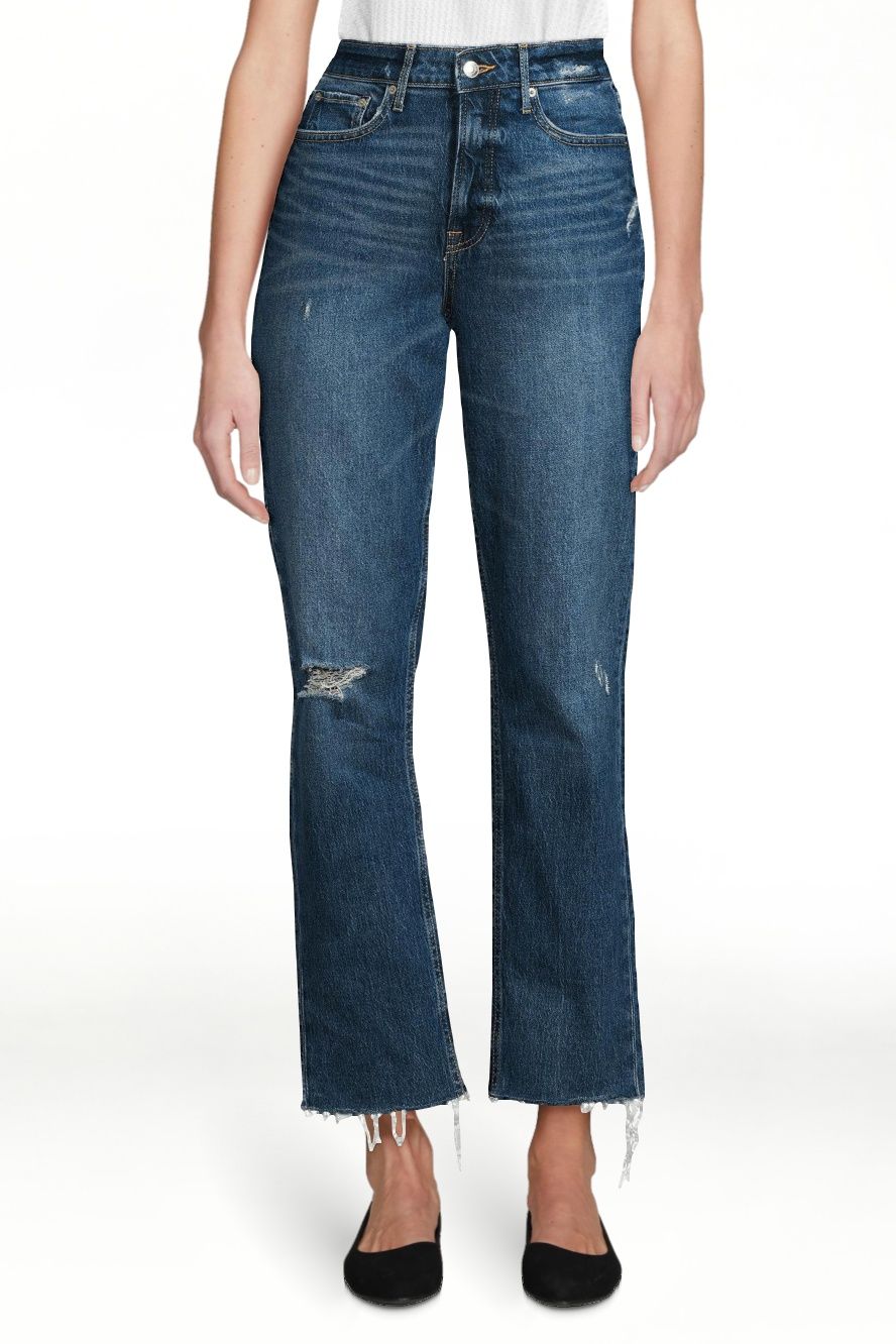 Free Assembly Women's Super High Rise Straight Jeans | Walmart (US)