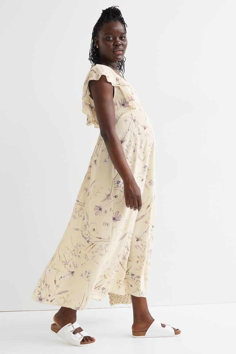 MAMA Flounce-trimmed Dress | H&M (US + CA)