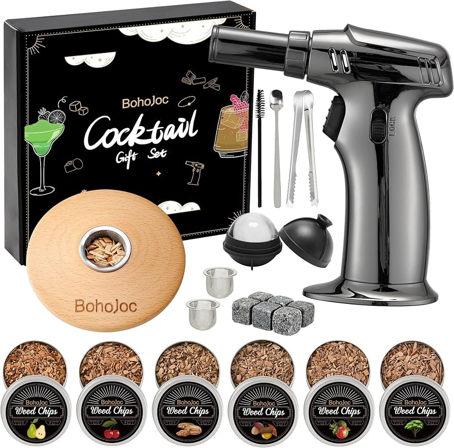 Gifts for Men Dad Boyfriend, Cocktail Smoker Kit with Torch, White Elephant Gifts for Adults, Men... | Amazon (US)