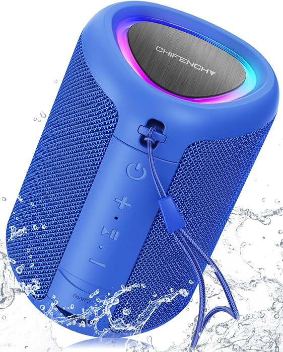 Portable Bluetooth Speaker Beach Essentials: Powerful Crystal Clear Sound/Dynamic Light/IPX5 Wate... | Amazon (US)