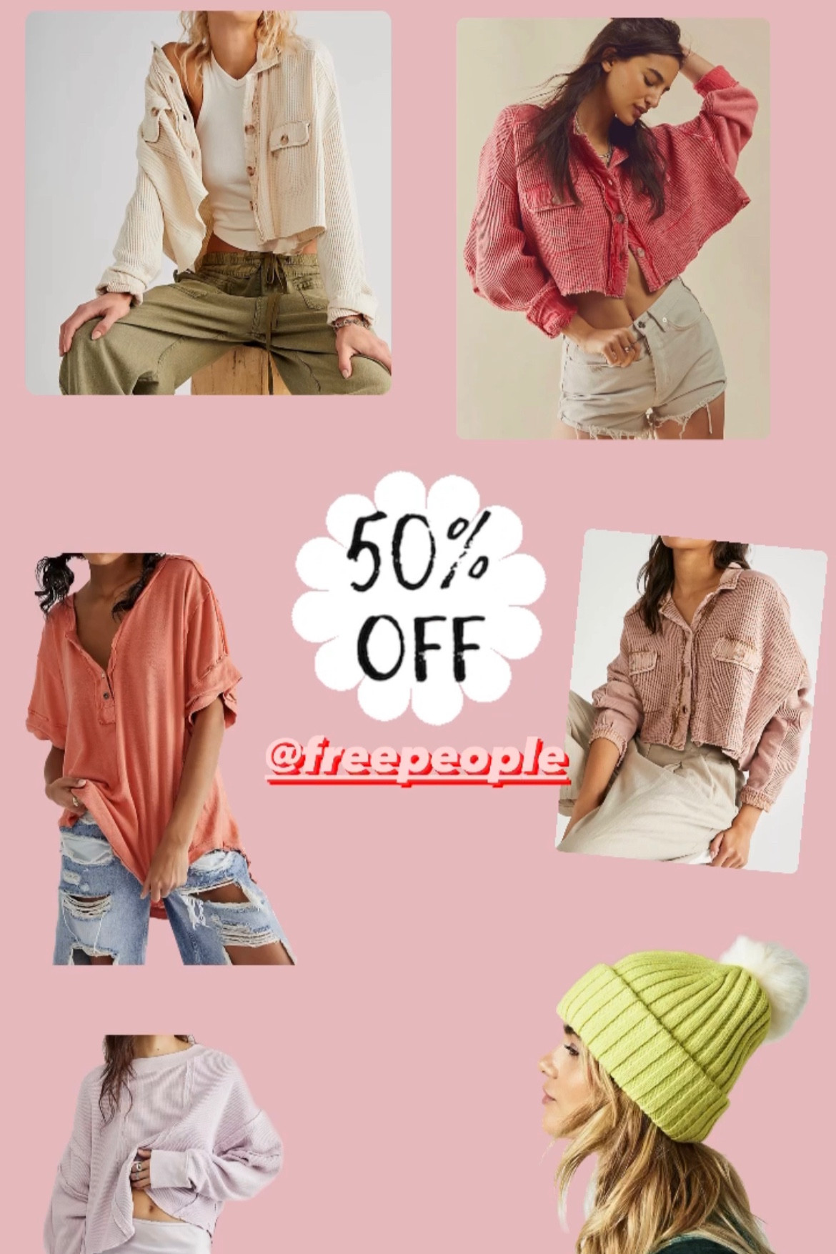 50% of select free people

#LTKGiftGuide #LTKCyberweek #LTKunder100