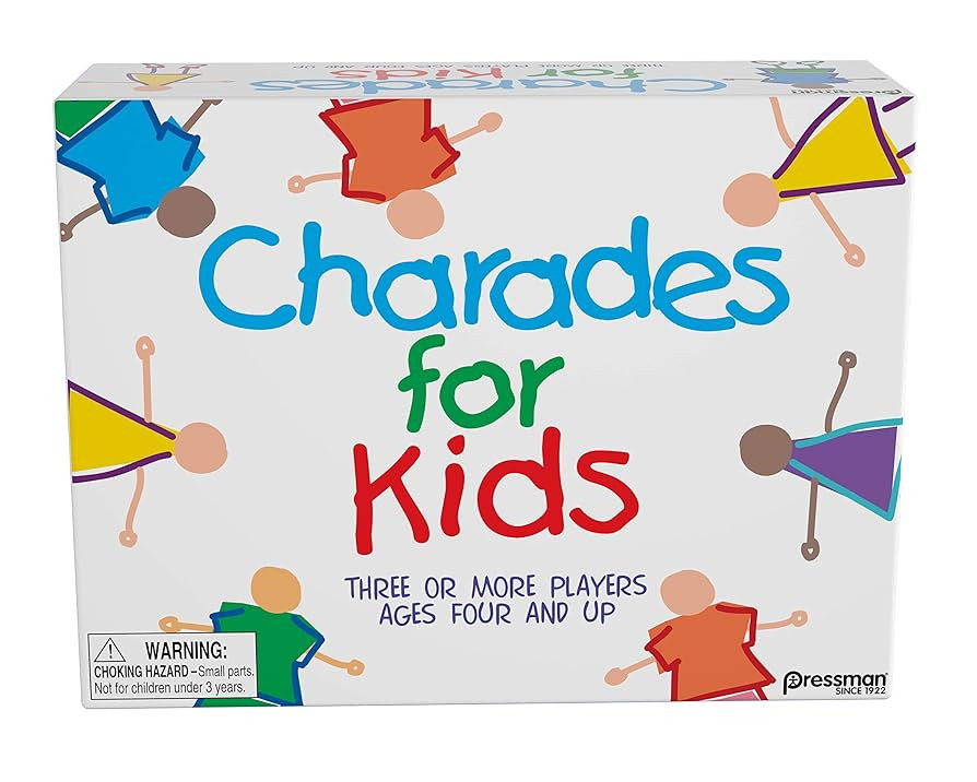 Pressman Charades for Kids - The 'No Reading Required' Family Game, 5" | Amazon (US)