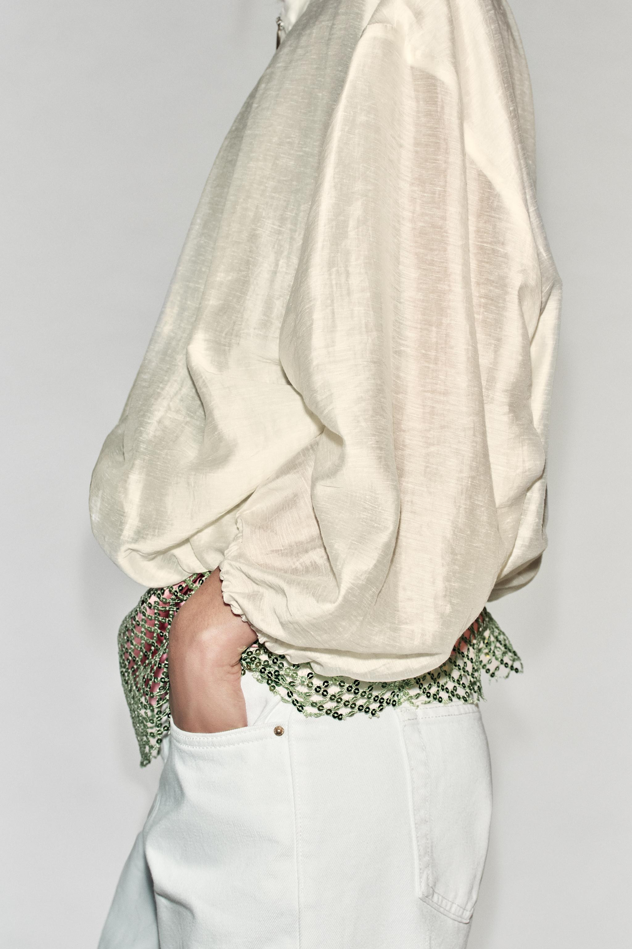PLEATED BOMBER JACKET | Zara US