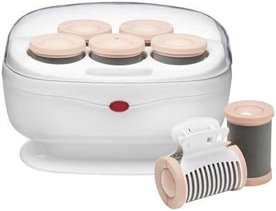Conair Double Ceramic Hot Rollers for Long, Medium & Short Hair, 5 Ceramic Flocked 1½-Inch Heate... | Amazon (US)