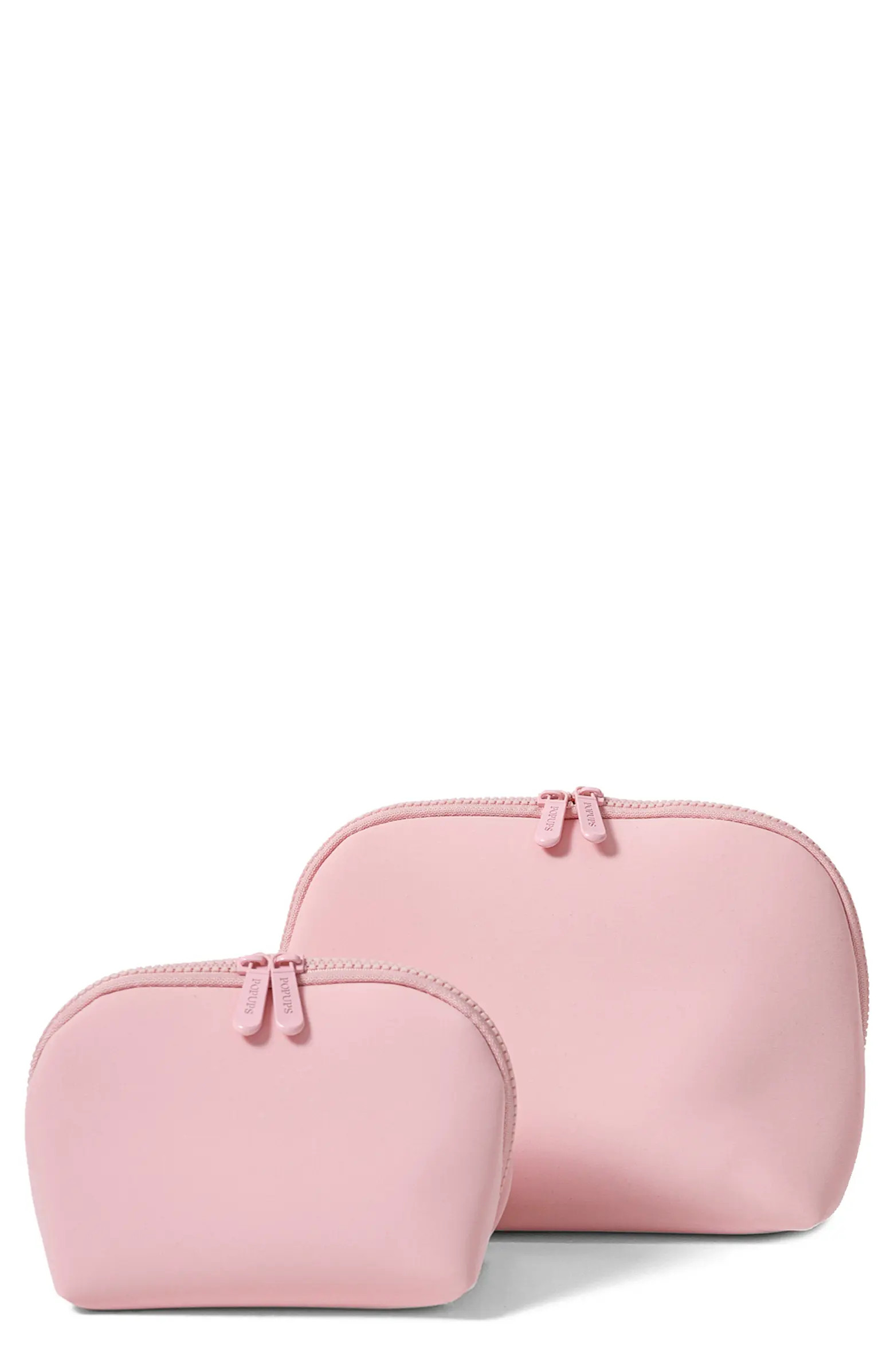 2-Piece Neoprene Makeup Pouch Set | Nordstrom