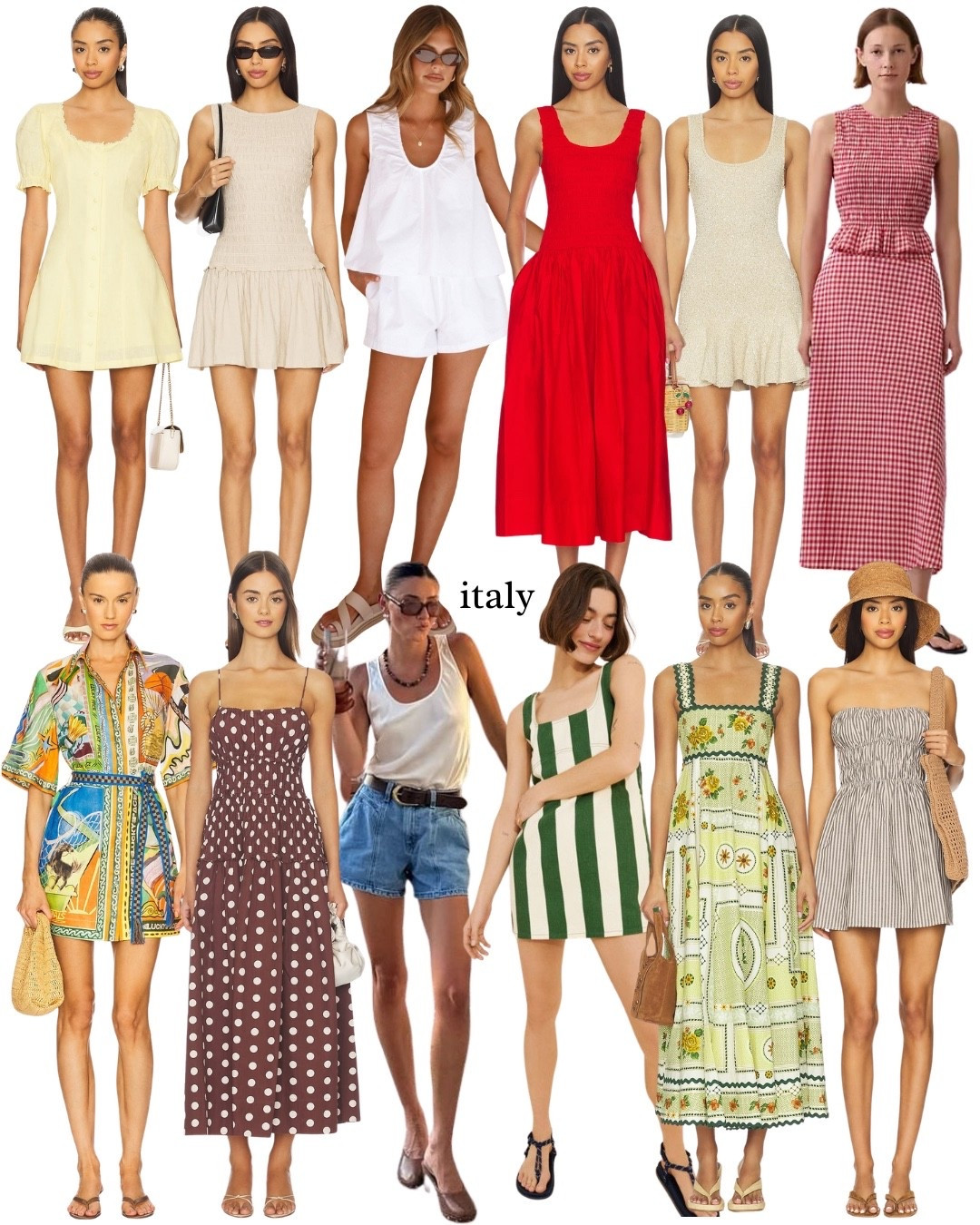 what i would wear in italy 

🇮🇹 

#LTKTravel #LTKootd #LTKSeasonal