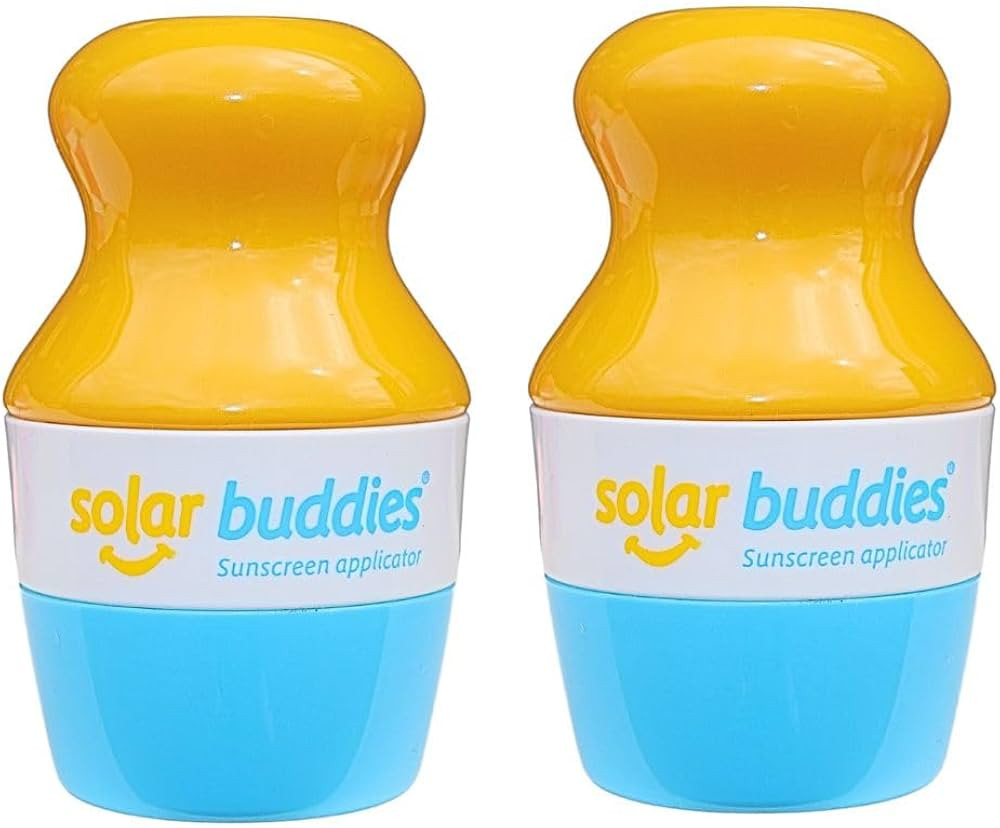 Solar Buddies Sunscreen Applicator - Pink Pack of 3 - BPA-Free Refillable Roll on Sponge Sunscree... | Amazon (US)