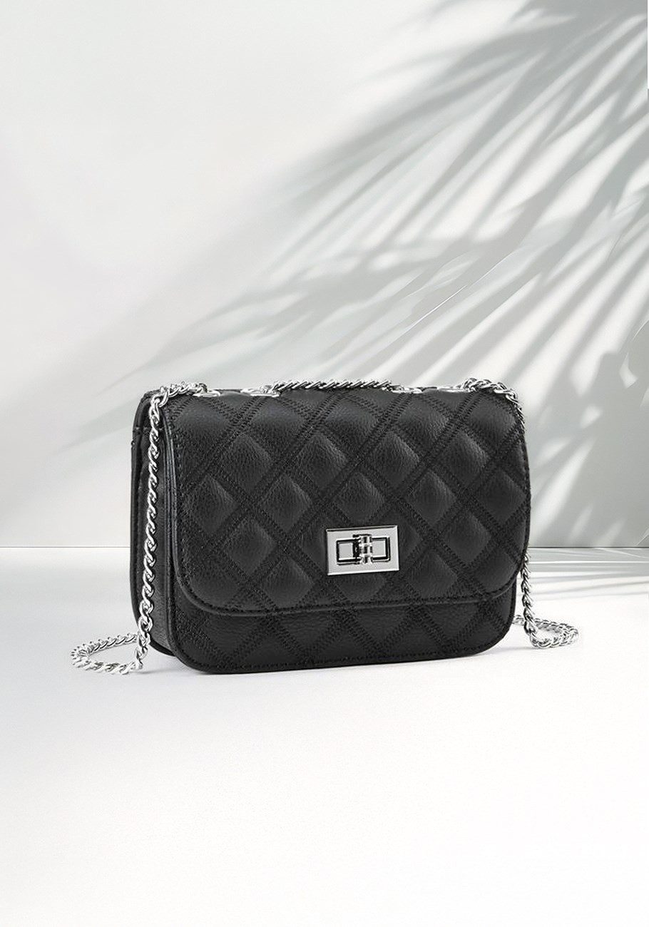 quilted faux leather mini bag | Lascana
