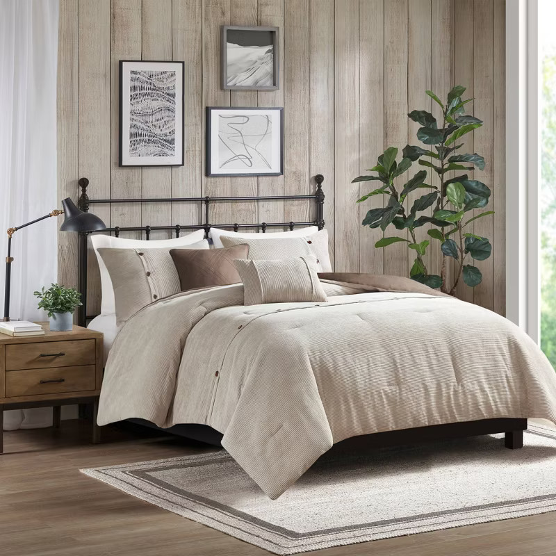 Madison Park 5pc Dallas Corduroy Comforter Set | Target