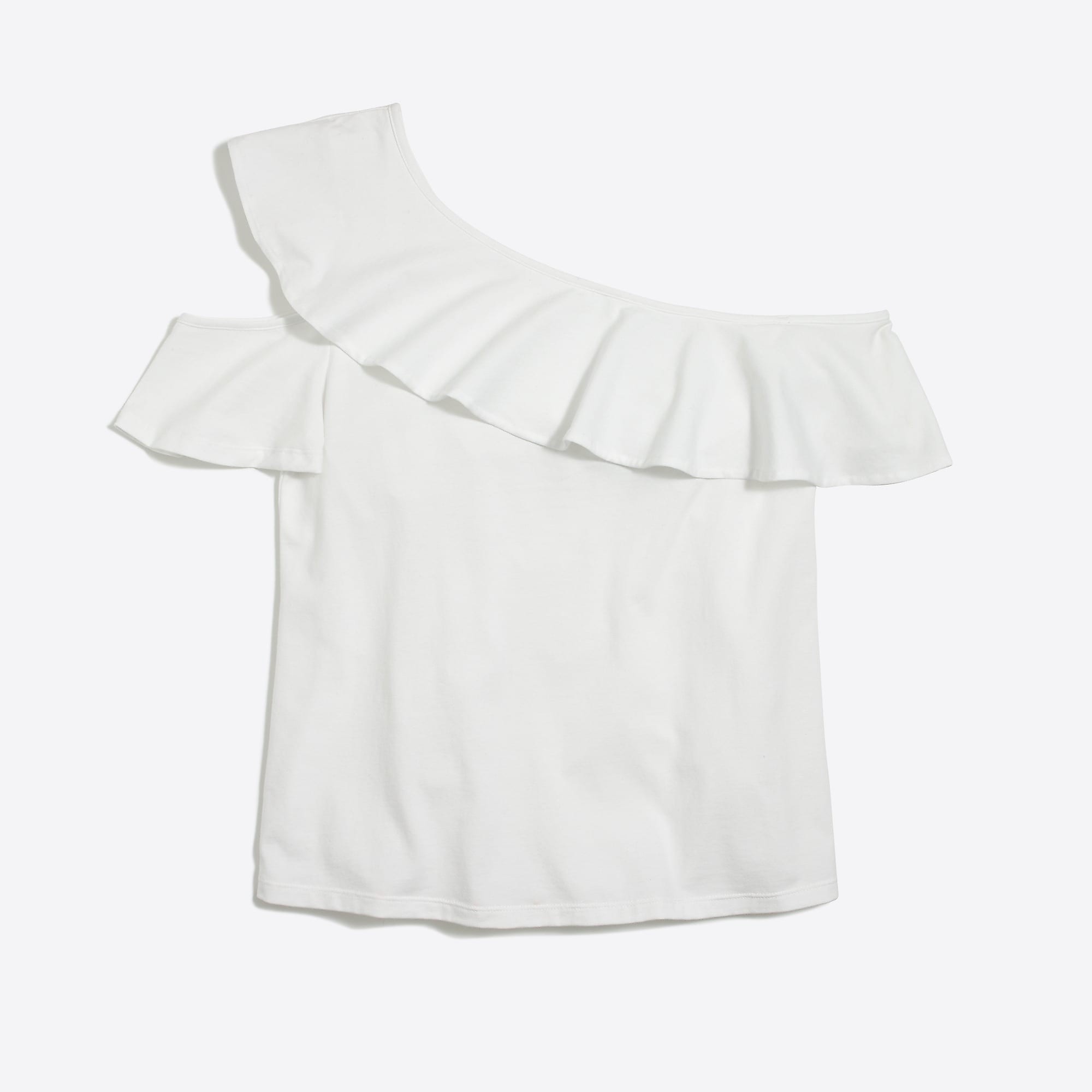 One-sleeve off-the-shoulder top | J.Crew Factory