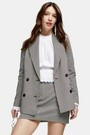 Black and White Mini Houndstooth Skirt Suit | Topshop UK
