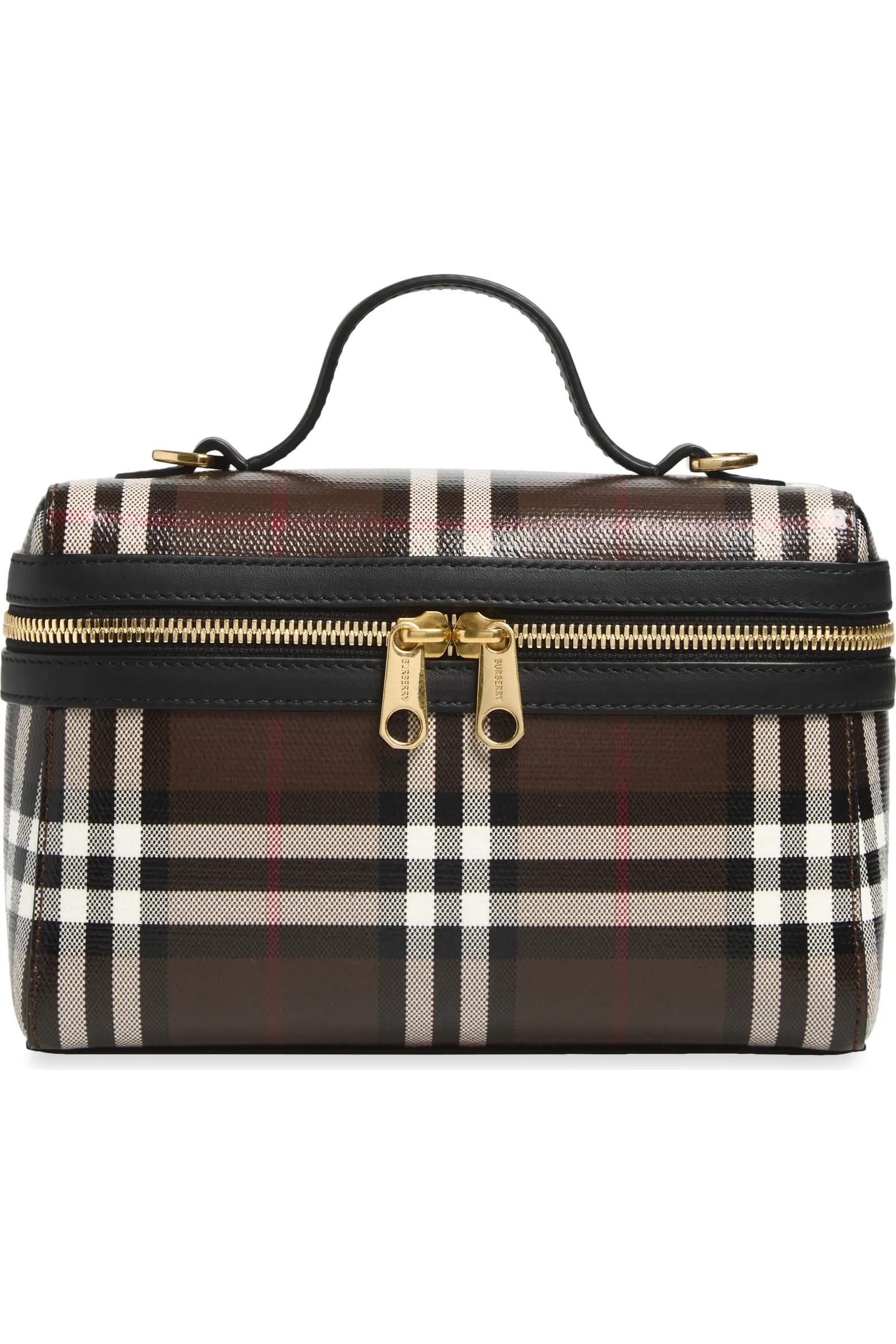 Burberry Check Coated Canvas Vanity Case (Women) | Nordstrom | Nordstrom
