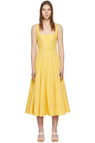 Yellow Wells Dress | SSENSE