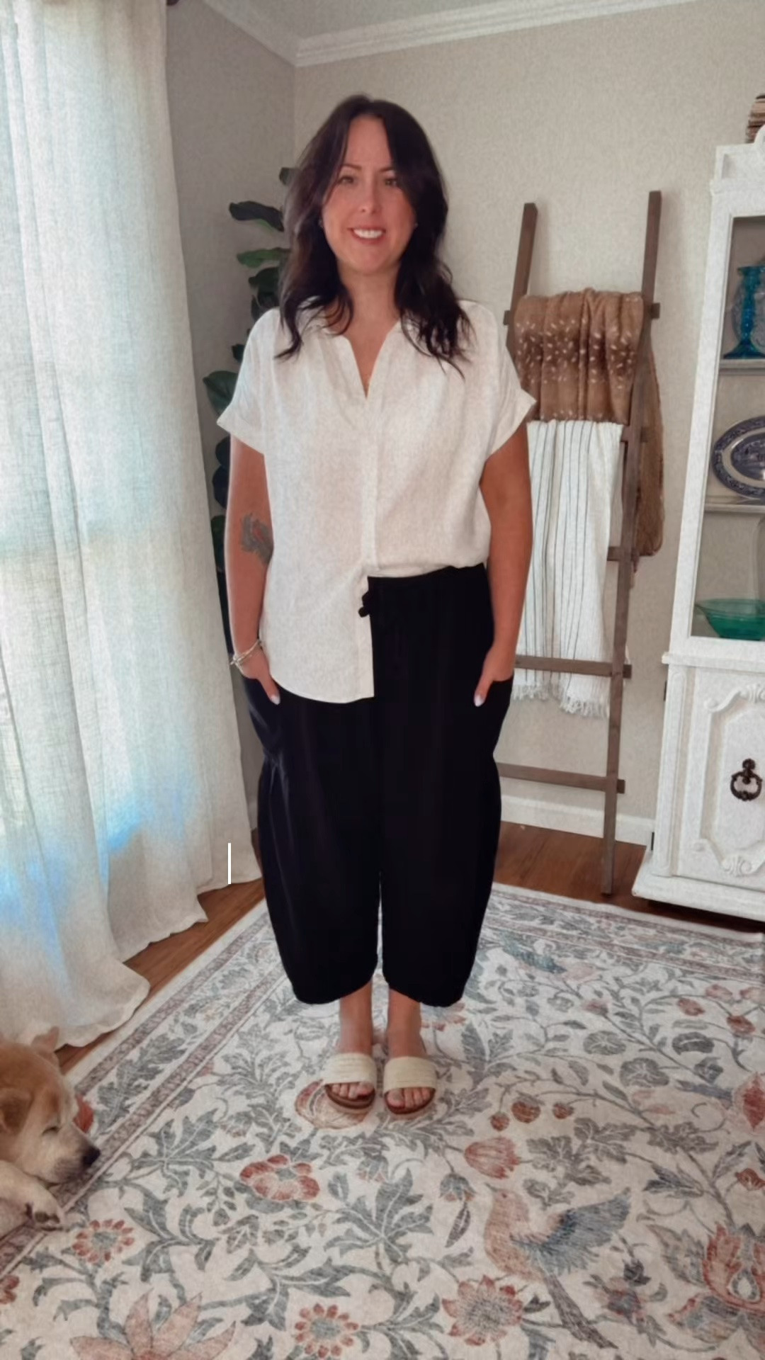 If shorts aren’t your thing, these are for you girl 🙌🏼 #flowypants #summerfashion #casualchic #amazon